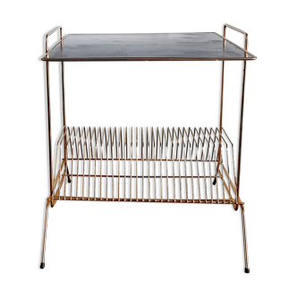 Seventies vinyl serving table