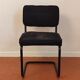 Lot 4 chaises velours noir