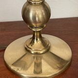 Lampe balustre vintage en laiton doré 51cm