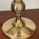 Vintage baluster lamp in golden brass 51cm