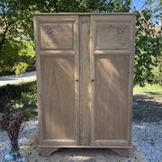 Art Deco solid wood wardrobe