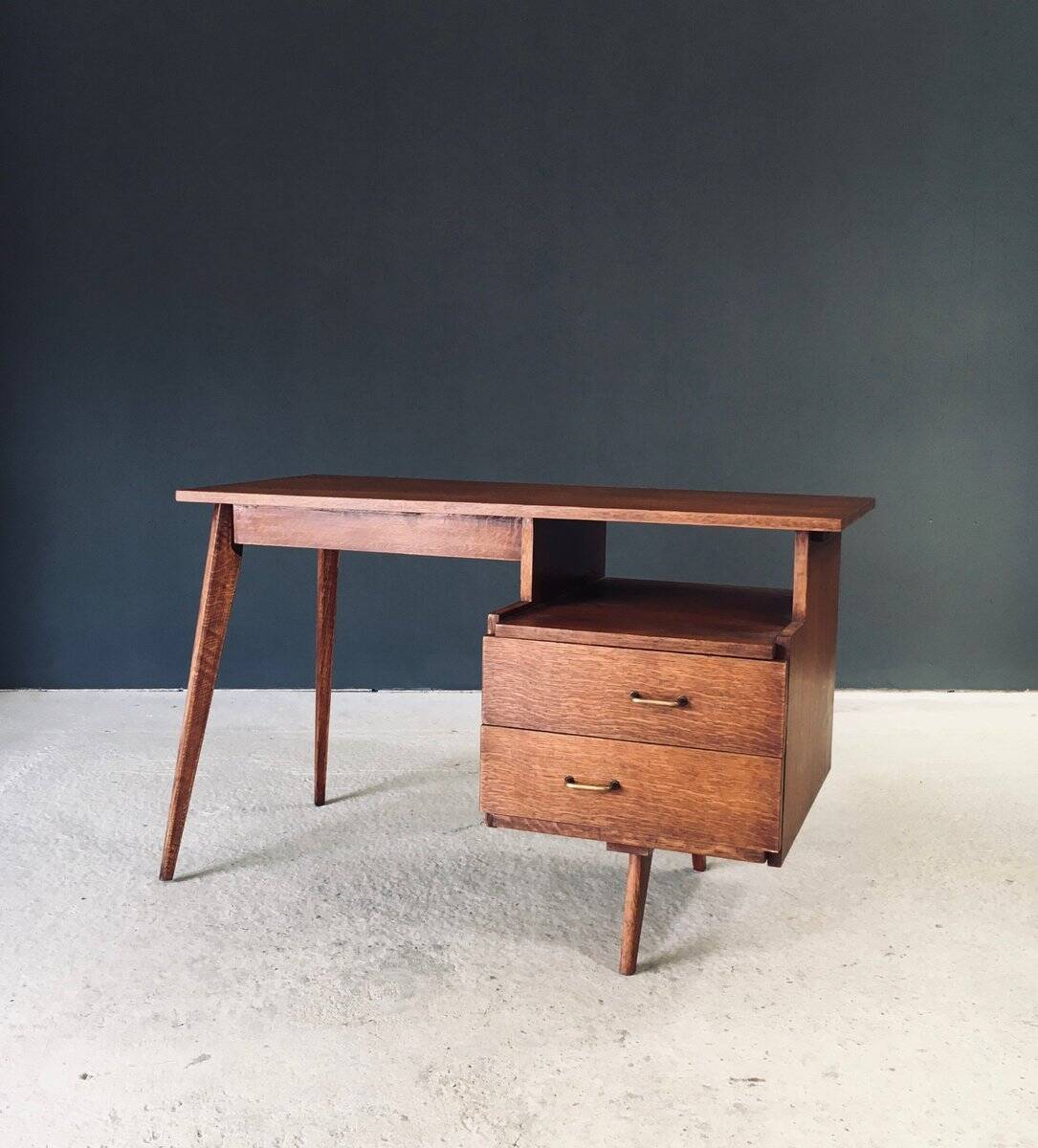 Modernist Reconstruction Writing Desk, France, 1950s