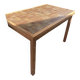 Pine and brown ceramic table, 1960s