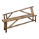 Pair of solid oak benches