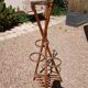 Large vintage bamboo plant stand