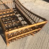 Rattan bed