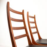 Vintage Danish Teak High-Back Dining Chairs by Korup Stolefabrik, 1960s, Set of 4