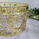 Cut glass bowl centerpiece