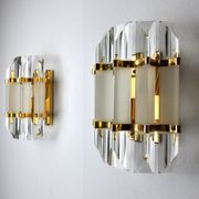 Pair of venini wall lamps, Glass, Italy, 1970
