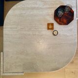 Roche Bobois “eye” travertine table