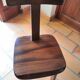 Chaise T en orme massif 1950