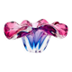 Sculptural bowl by Josef Hospodka, Bohemian Crystal, Chribska, circa 1960.