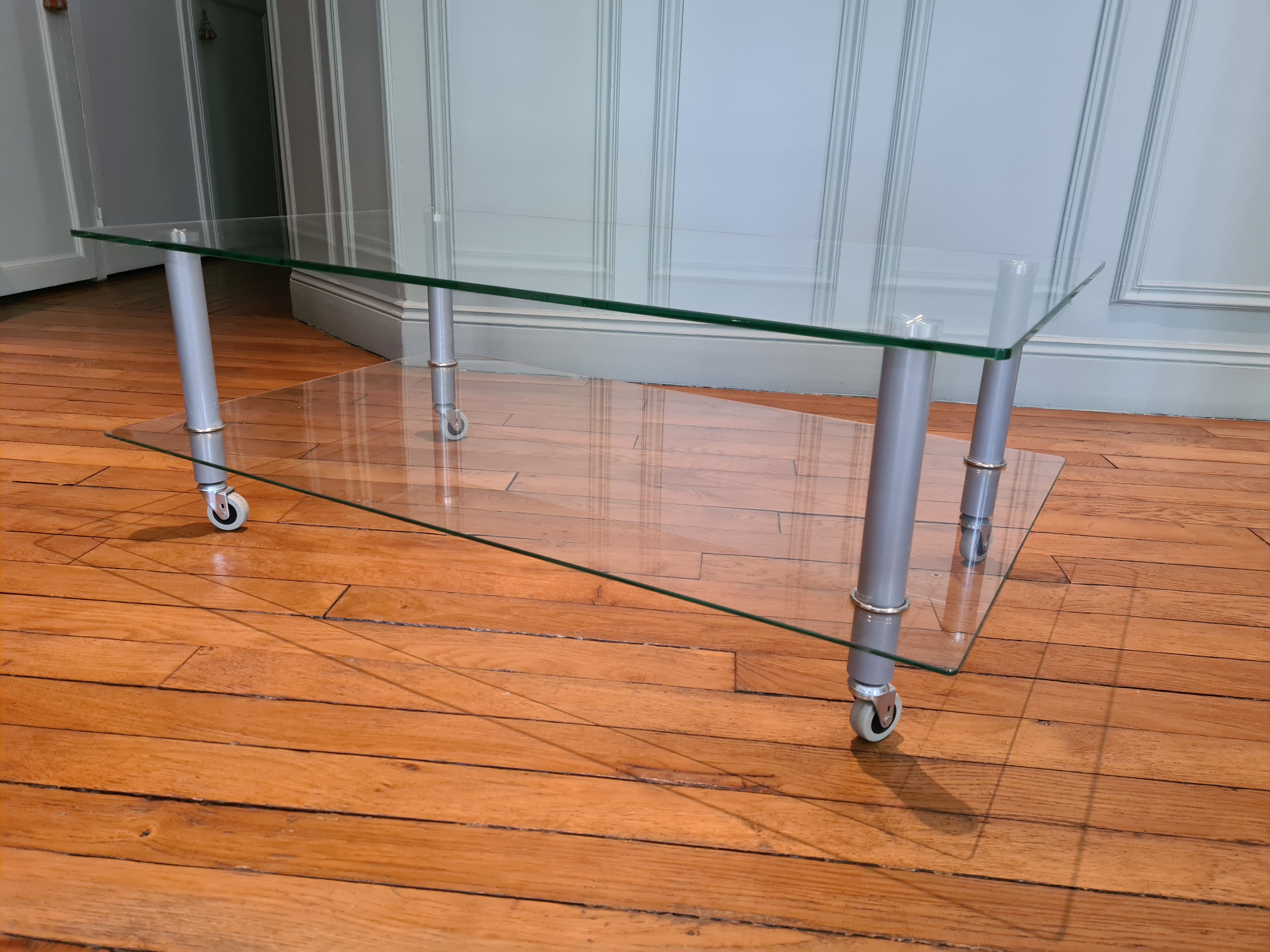 Coffee table with glass tops