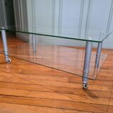 Coffee table with glass tops