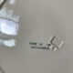Set of 6 old flat plates, Alexandra iron earth model