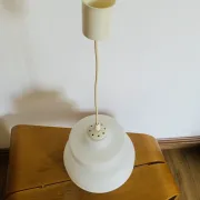 Vintage suspension in white opaline – Scandinavian design