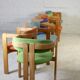 7 Chairs Pigreco by Tobia Scarpa, Gavina Edition, Italy, 50s