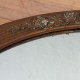 Oval mirror 52x34cm 30/40 years