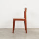 Ensemble de quatre chaises en teck, design danois, années 1970, production: Danemark