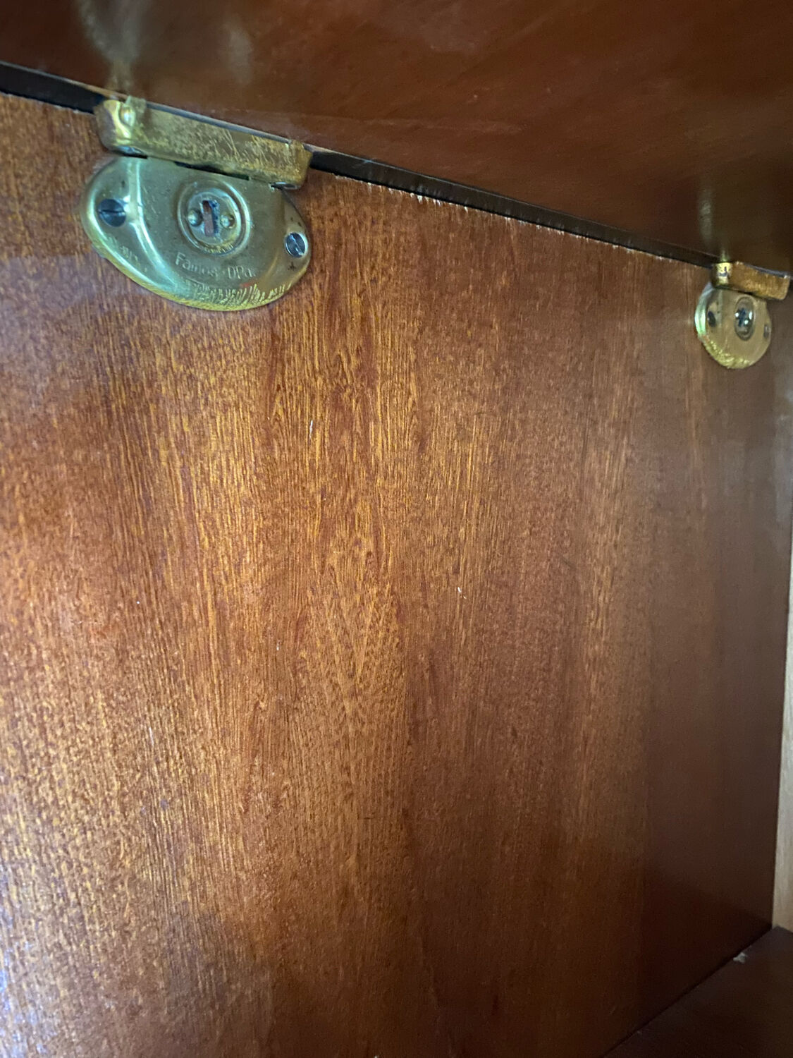 Vintage wardrobe feet compass