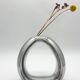 Biomorphic vase in cast aluminium, 1970s