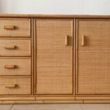 Commode en rotin