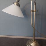 1970 desk lamp in adjustable period gilded brass