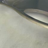 Stainless steel serving tray – Vintage silver-plated metal dish French design