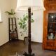 Antique floor lamp with lion motif