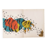 Lithograph Jean Lurçat collection vintage animality