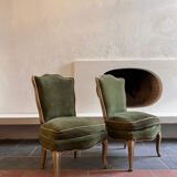Duo de fauteuils Louis XV