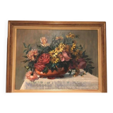 Tableau huile sur toile signée