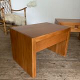 Vintage bedside tables in solid elm