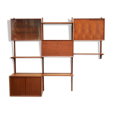 Etagères modulables murales scandinaves Royal System par Poul Cadovious pour les éditions Cado