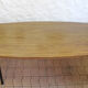 Grande table ovale vintage années 60