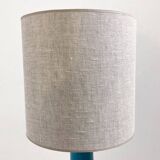 Mid-Century Blue Ceramic Table Lamp