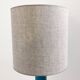 Mid-Century Blue Ceramic Table Lamp
