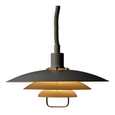 Lampe suspendue multi-couches Markslöjd, laquée blanche, éclairage scandinave moderne des années 1990, Suède