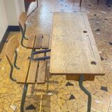 Double school desk