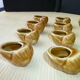 Set of 24 fire ceramic snail shells