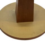 Vintage side table art deco style 80s wood minimalist design