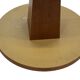 Vintage side table art deco style 80s wood minimalist design