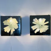 C-1540.00 Wall appliques Lichtreliëf by Raak Amsterdam, Netherlands, 1960s.