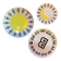Glodande trio of plates by Beirendonck for Ikea
