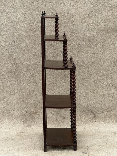 Rosewood veneer shelf