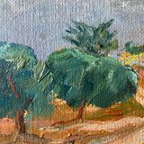 Painting oil on canvas landscape