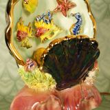 Ceramic shell night light lamp