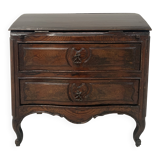 Meuble de maitrise en chêne sculpté Commode scriban XVIII siècle