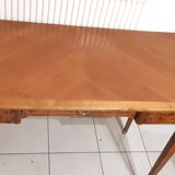 Small louis xvi style flat desk with spindle legs