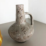 Set of 2 Ceramic Pottery Vase Heinz Siery Carstens Tönnieshof, Germany, 1970s